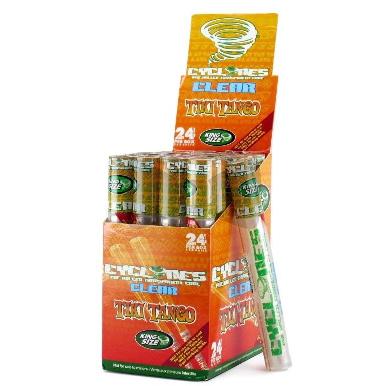 Cyclones Clear Cones x 24 - Tiki Tango