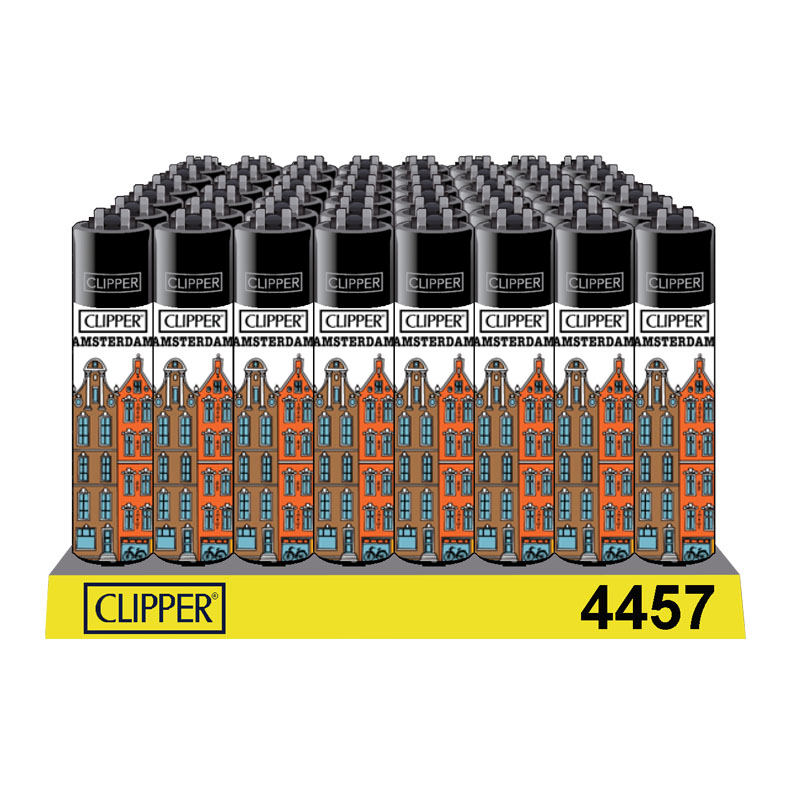 Clipper Lighters - 48pcs display - Amsterdam Canal