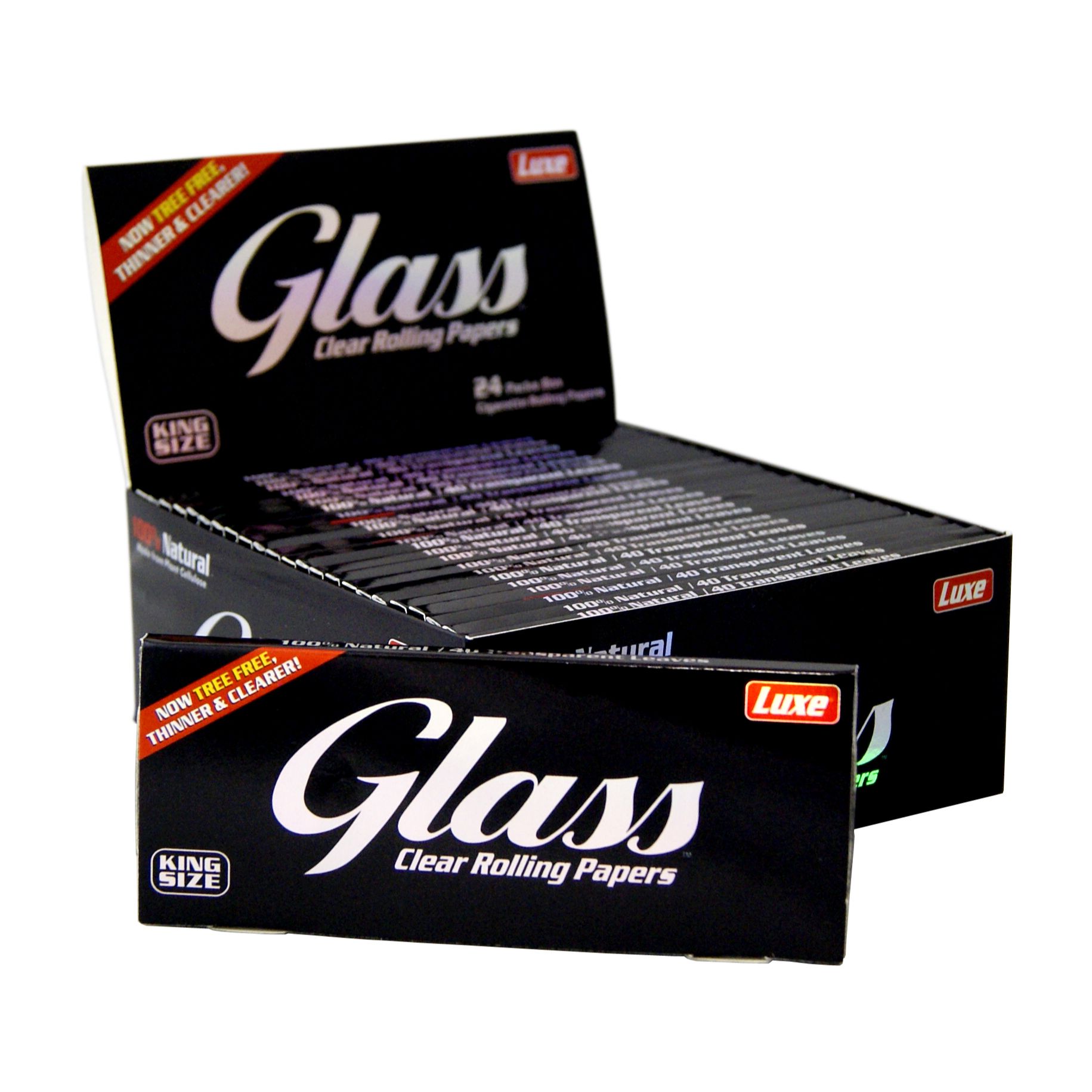 Glass King Size Transparent Cellulose Papers