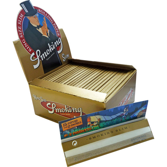 Smoking Rolling Papers King Size Slim Gold