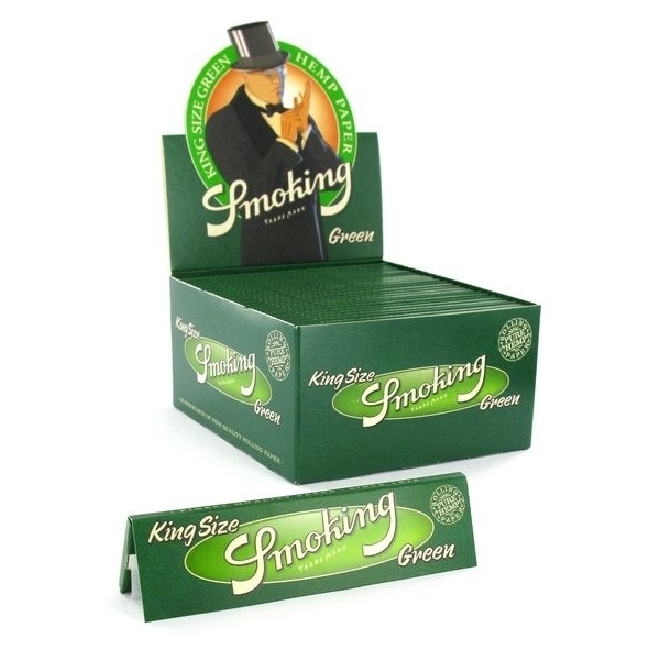 Smoking Rolling Papers King Size Green