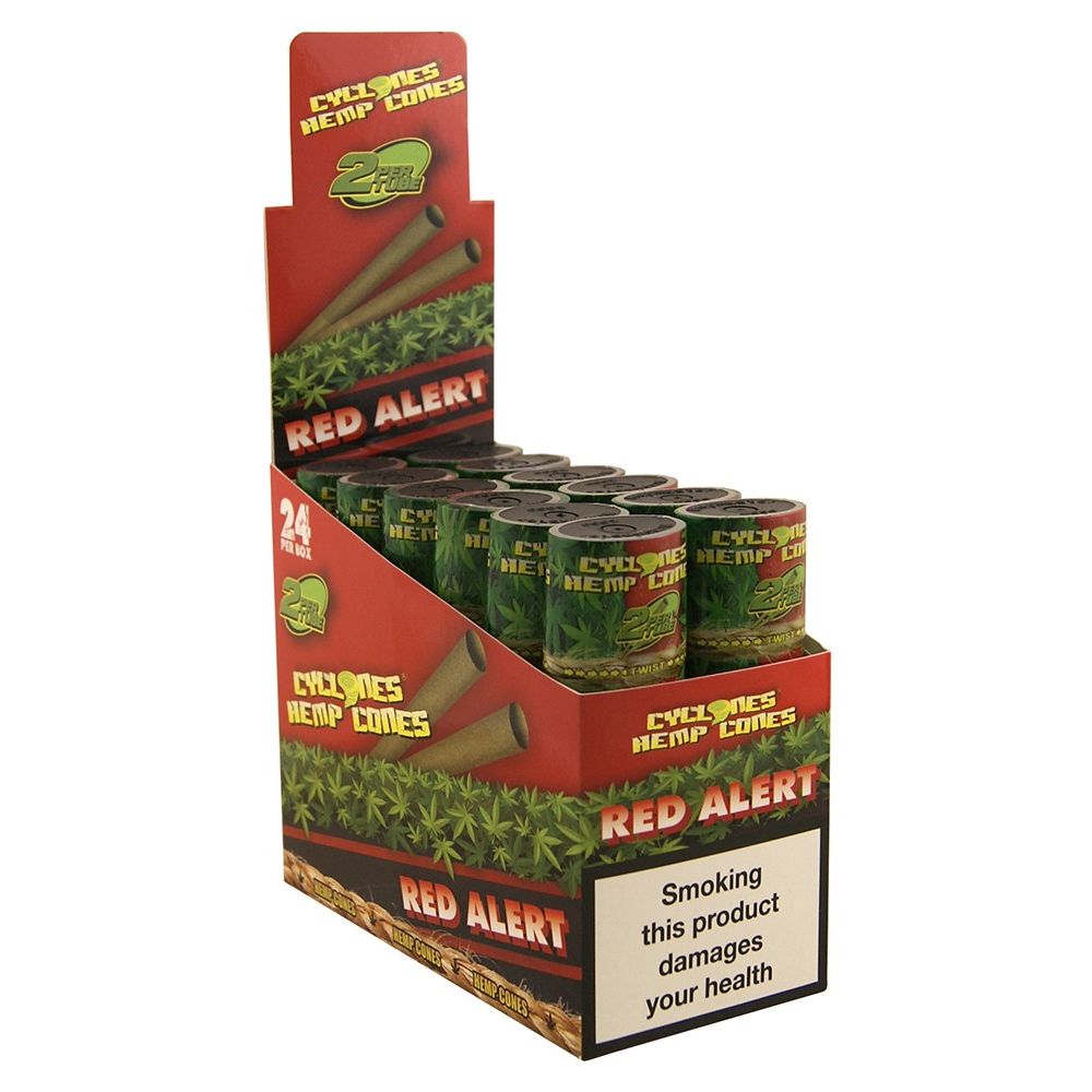 Cyclones Hemp Cones - Red Alert
