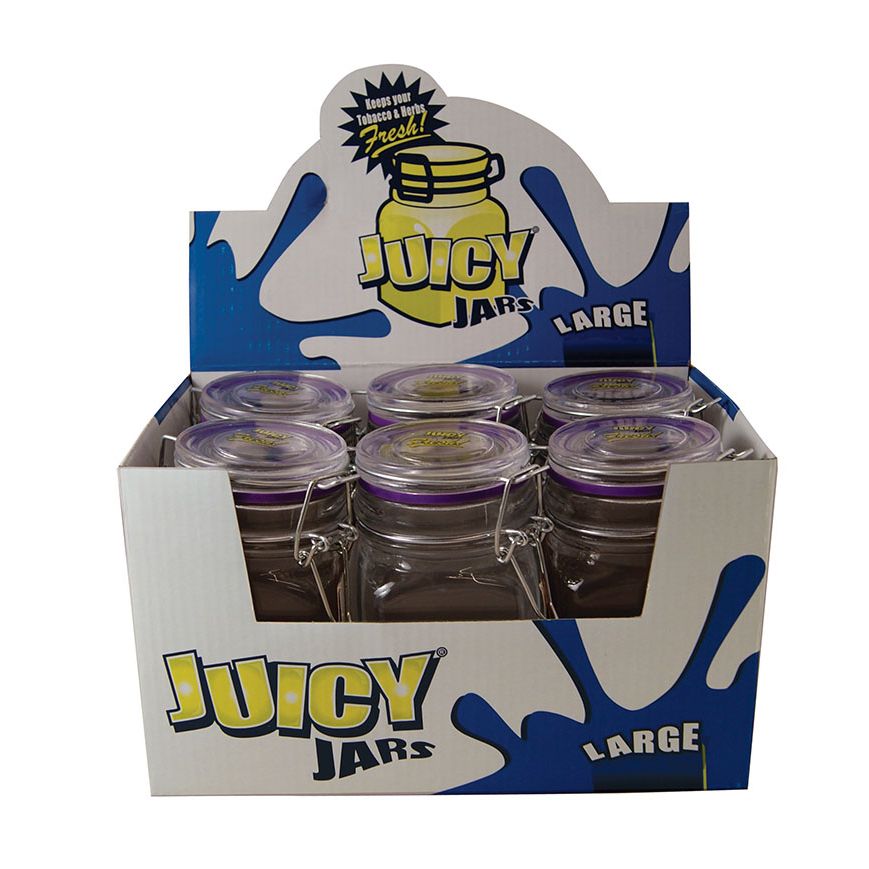 Juicy Jar Glass Clear 280ml x 6pcs