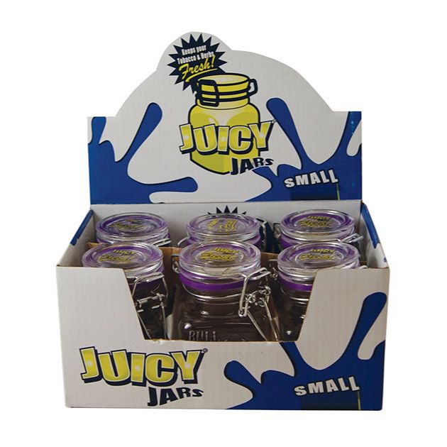 Juicy Jar Glass Clear 80ml x 6pcs