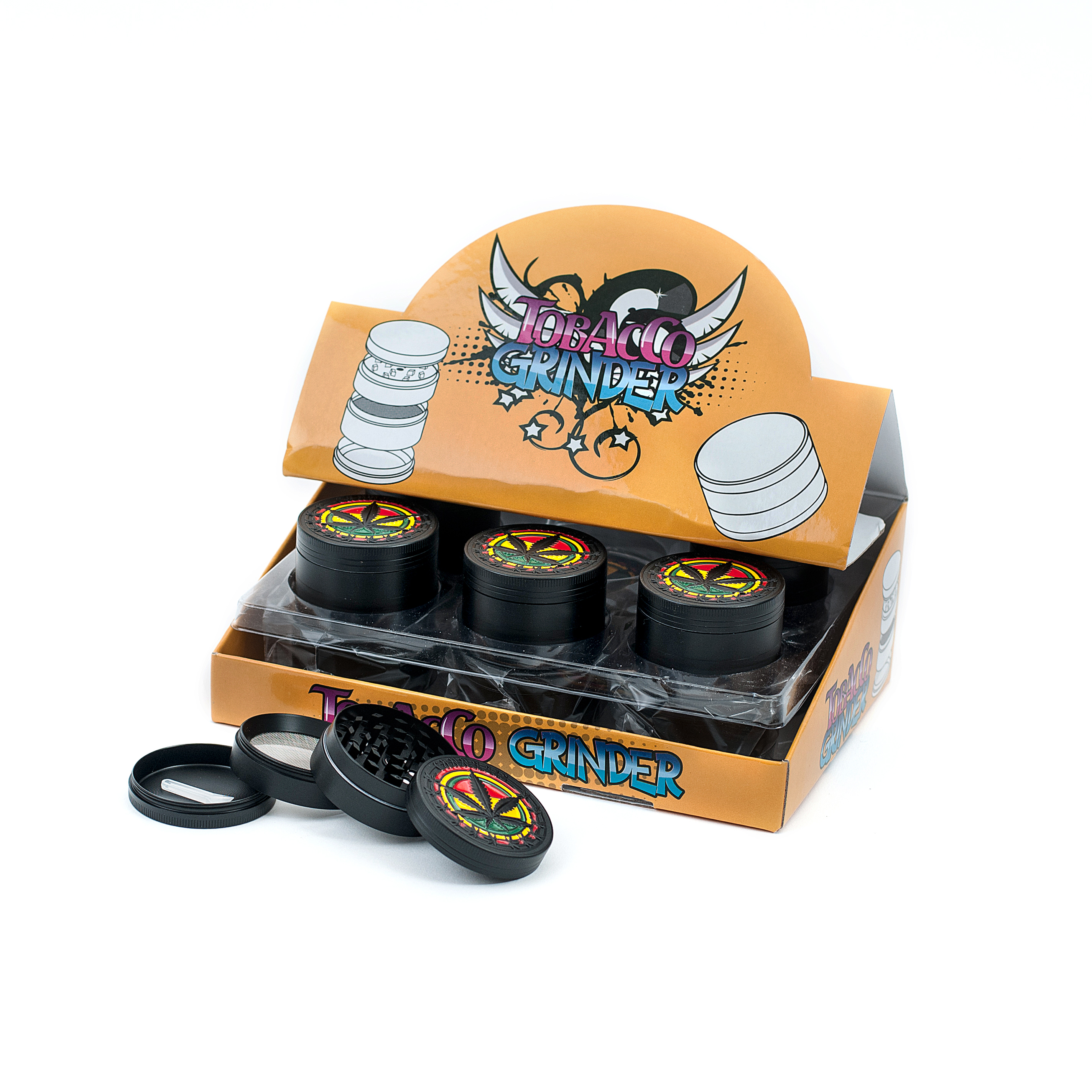 MG35B Round Metal Herb Grinder