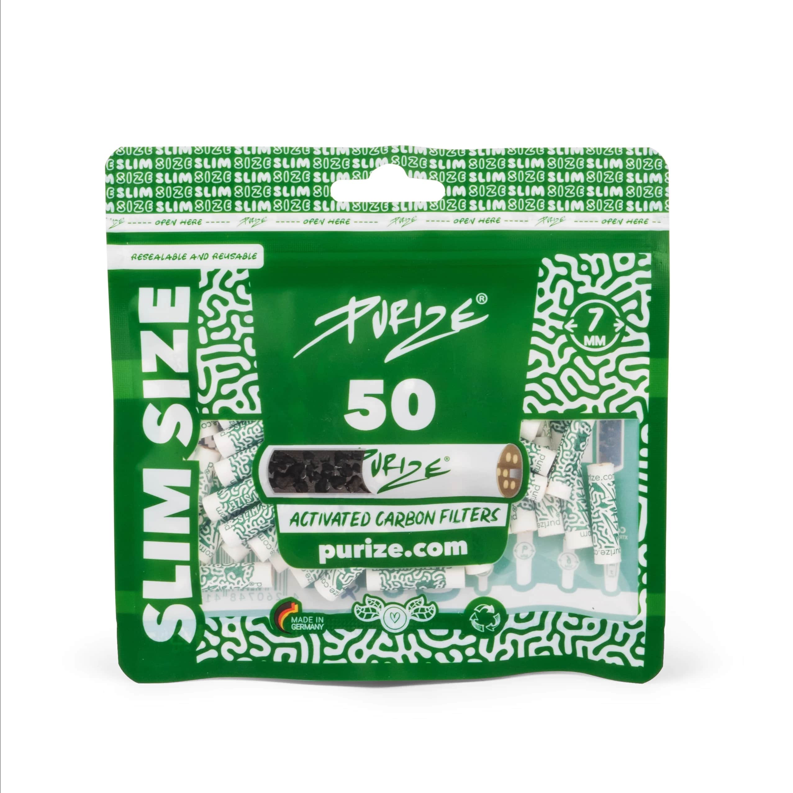Purize Activated Carbon Filters for Rolling Papers
