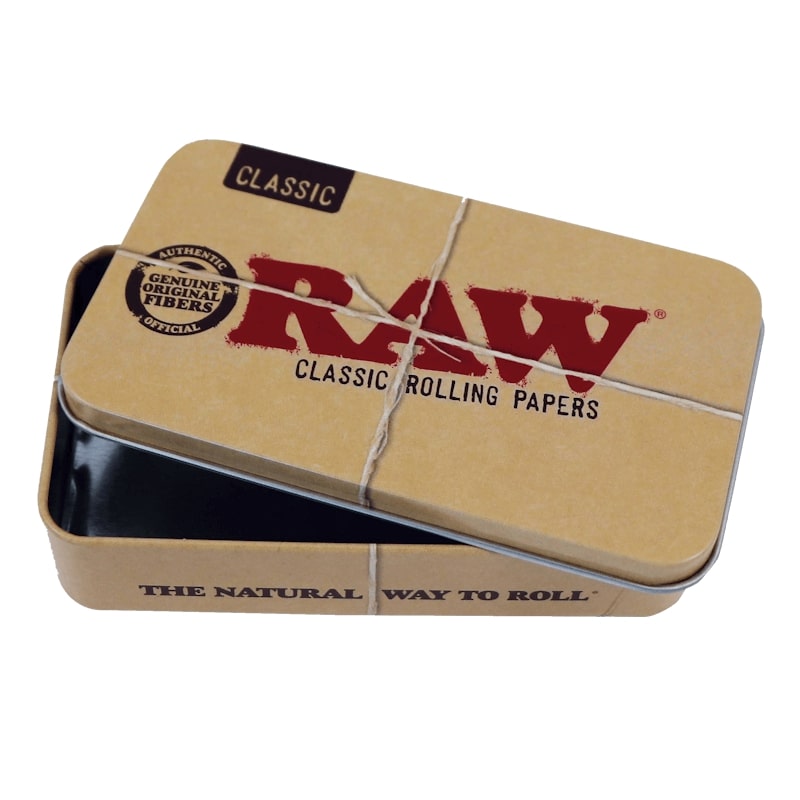 Raw Metal Tin Case - 6 Units