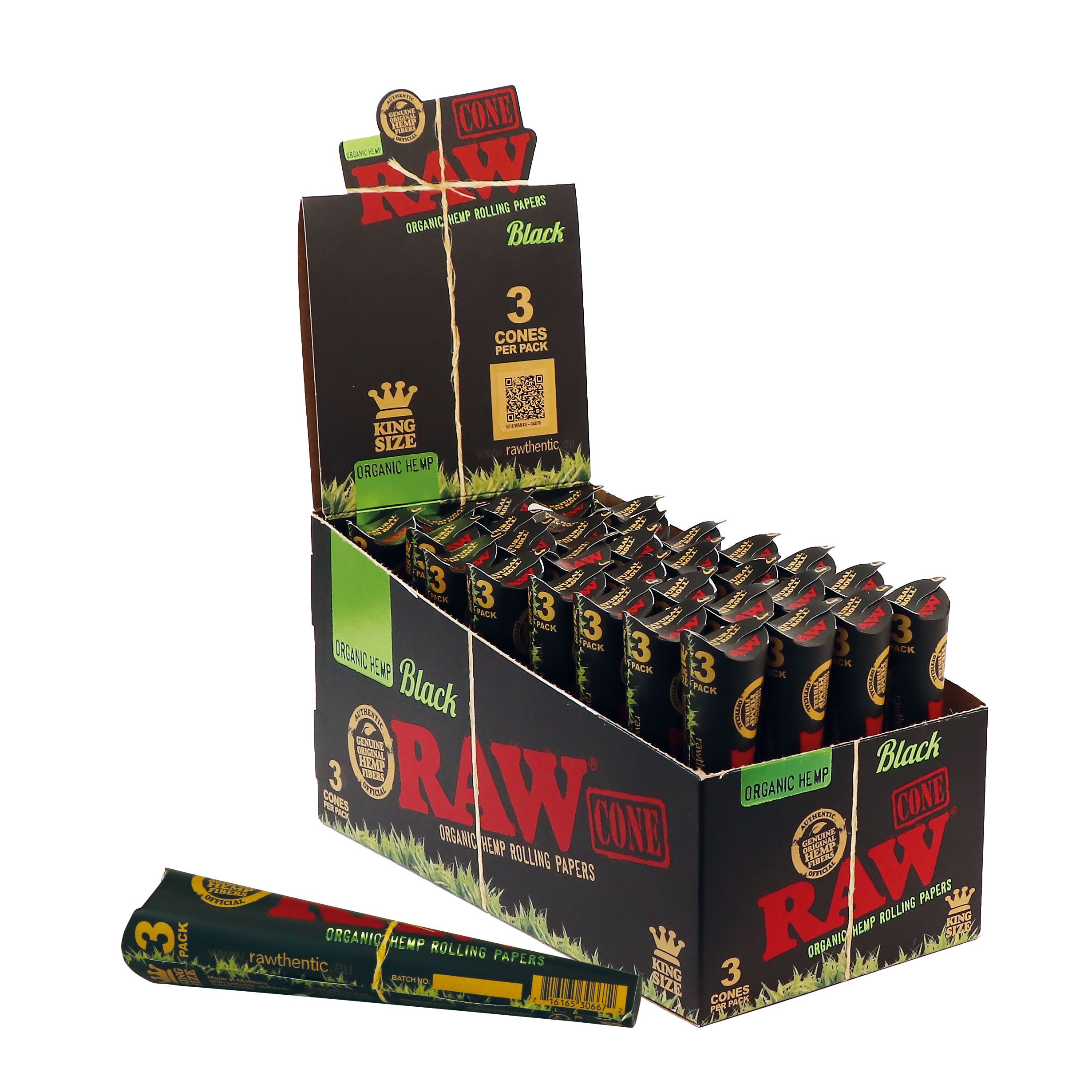 RAW Classic King Size Slim Organic Hemp Rolling Papers