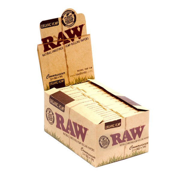 RAW Organic Connoisseur 1 1/4 With Tips