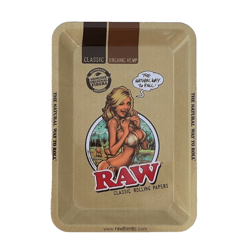 RAW Rolling Tray Girl - Mini 18cm x 12.5cm