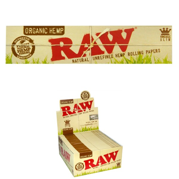 Raw Organic King Size Slim Rolling Papers