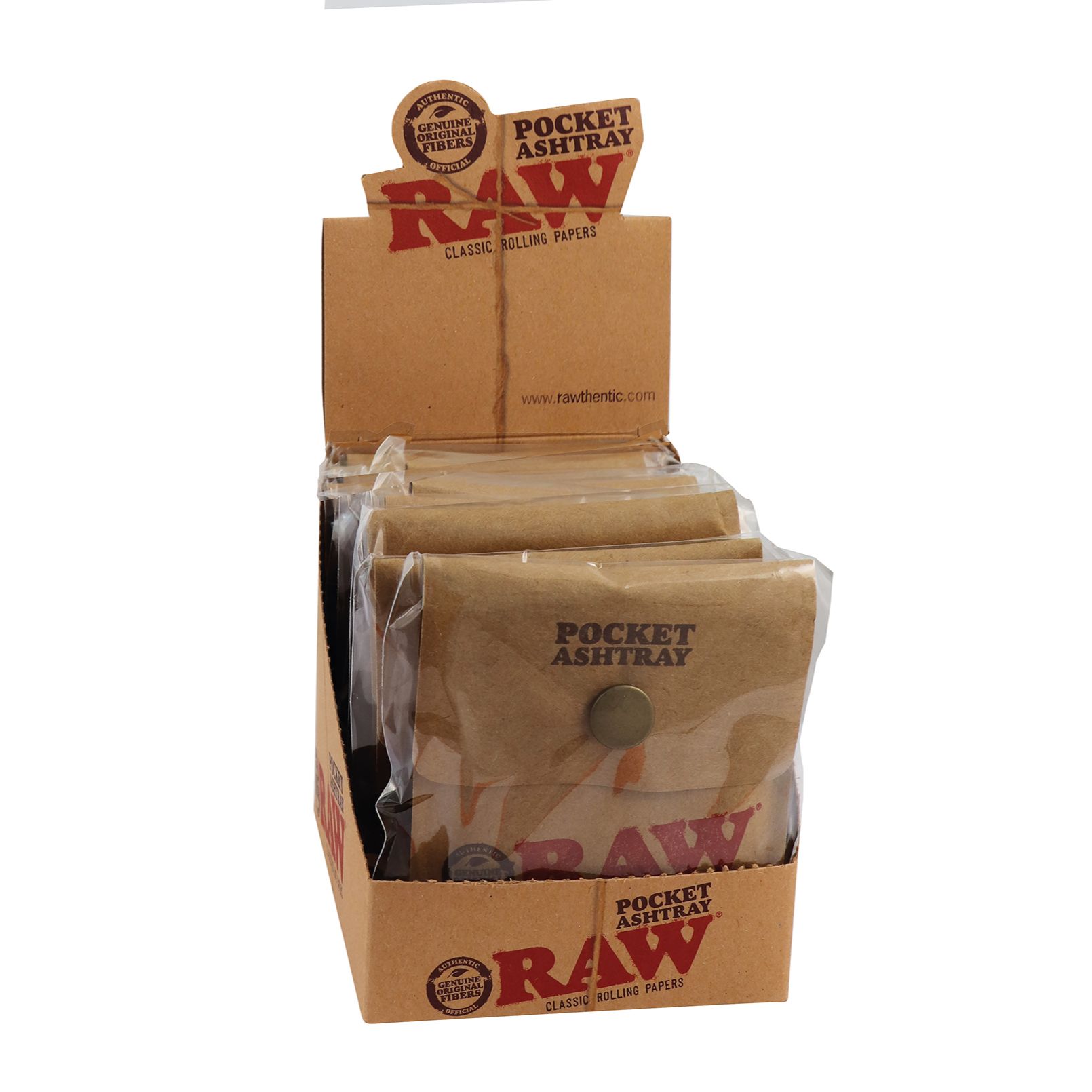 RAW Pocket Ashtray - Display 10pcs