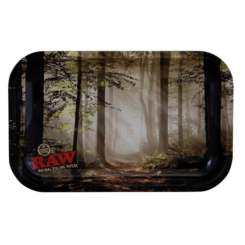 Raw Rolling Tray Forest - Small 17.5cm x 27.5cm