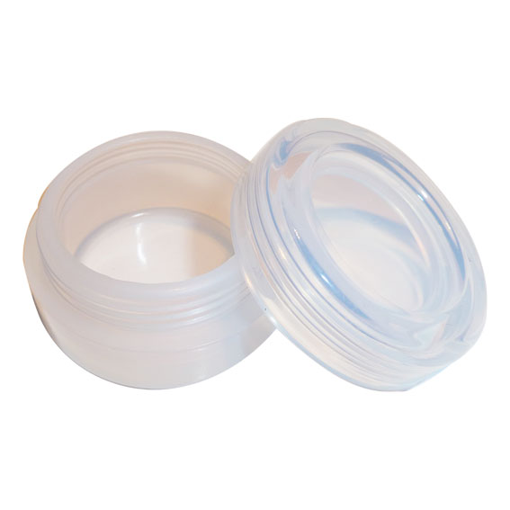 7ml Transparent Silicone Jar for Wax & Oils