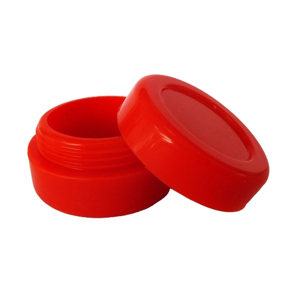 Silicone Jar for Wax & Oils - Red 7ml