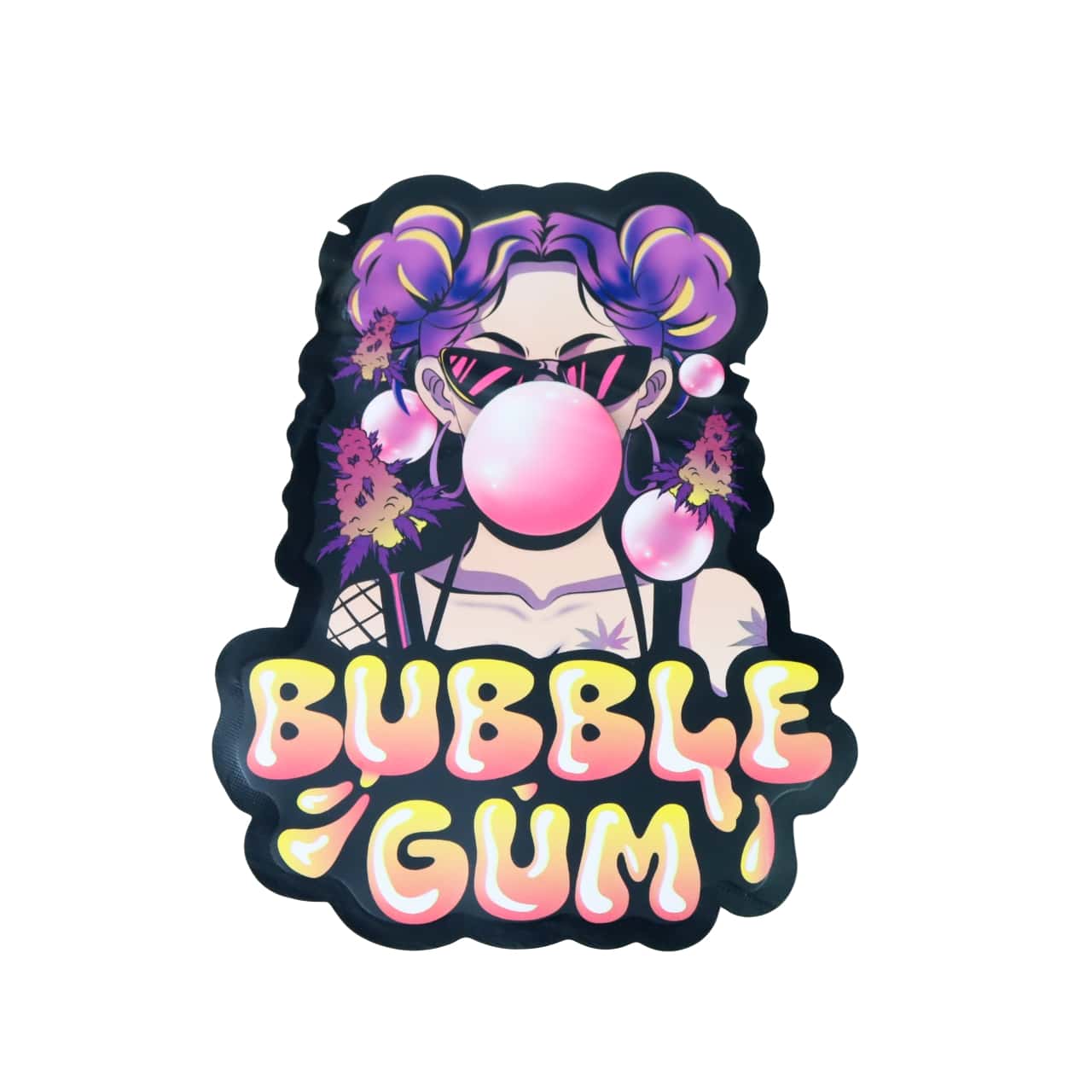 Mylar Bag - Bubble Gum Design - 10pcs