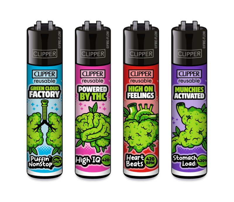 Clipper Electronic Lighters - Refillable