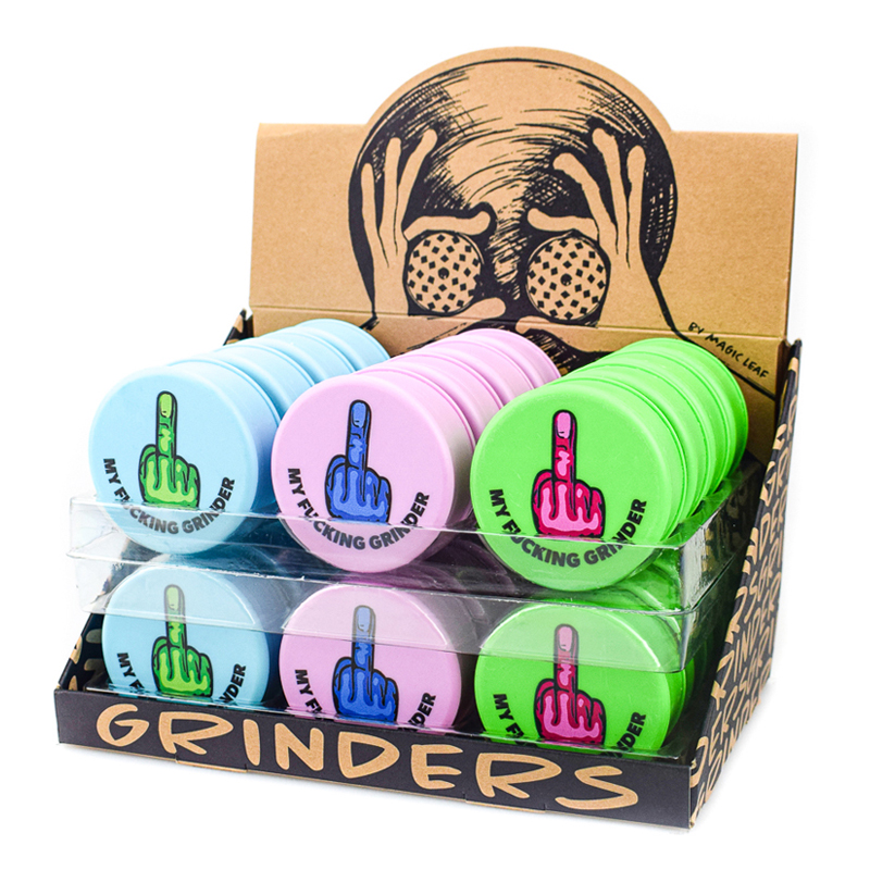 GRPM12 Round Plastic Herb Grinder