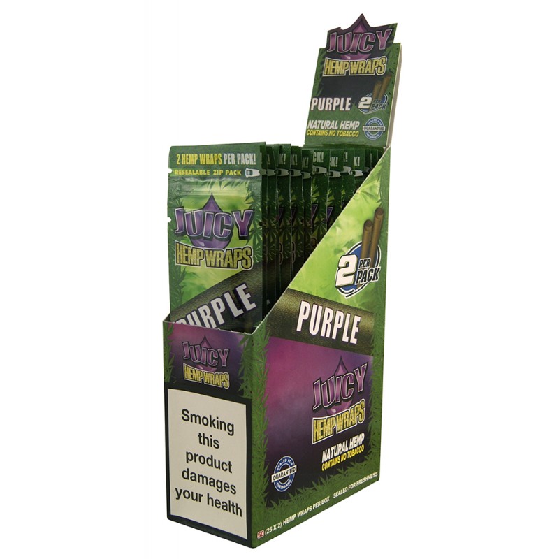 Juicy Jays Hemp Wraps - Grapes - Purple