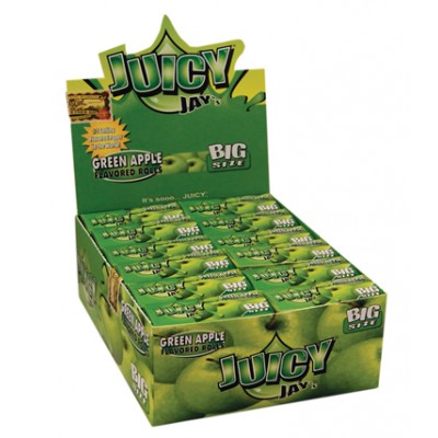 Juicy Jay's Green Apple Flavored Paper Rolls - 5m