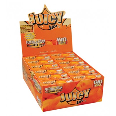 Juicy Jay's Peaches & Cream Flavored Paper Rolls