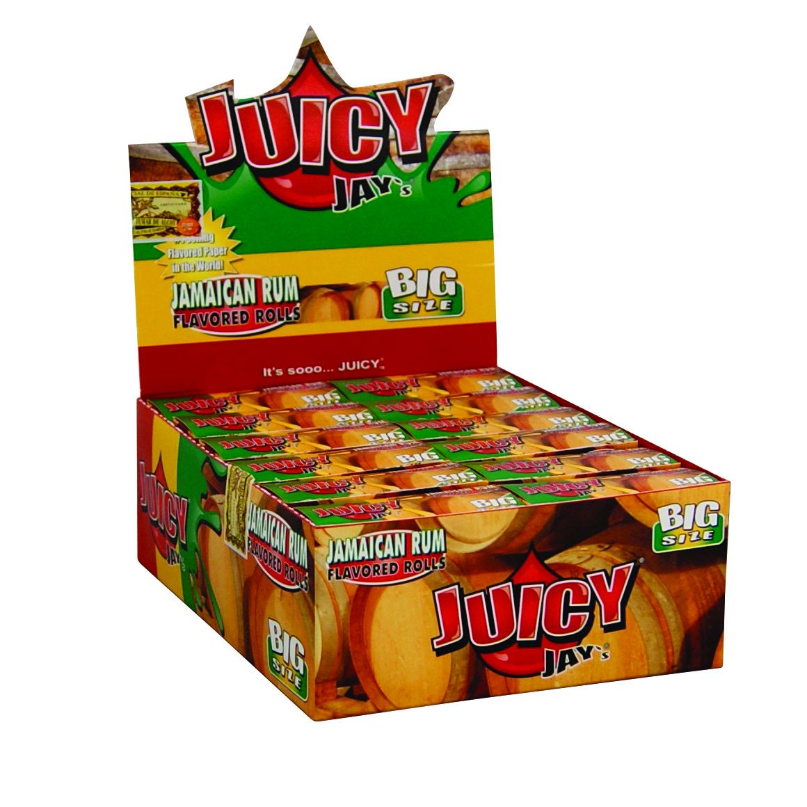 Juicy Jay's Jamaican Rum Flavored Paper Rolls, 5m