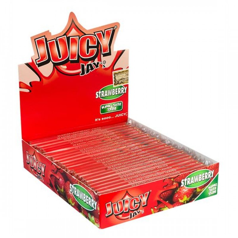 Juicy Jay's Strawberry King Size Slim Blättchen