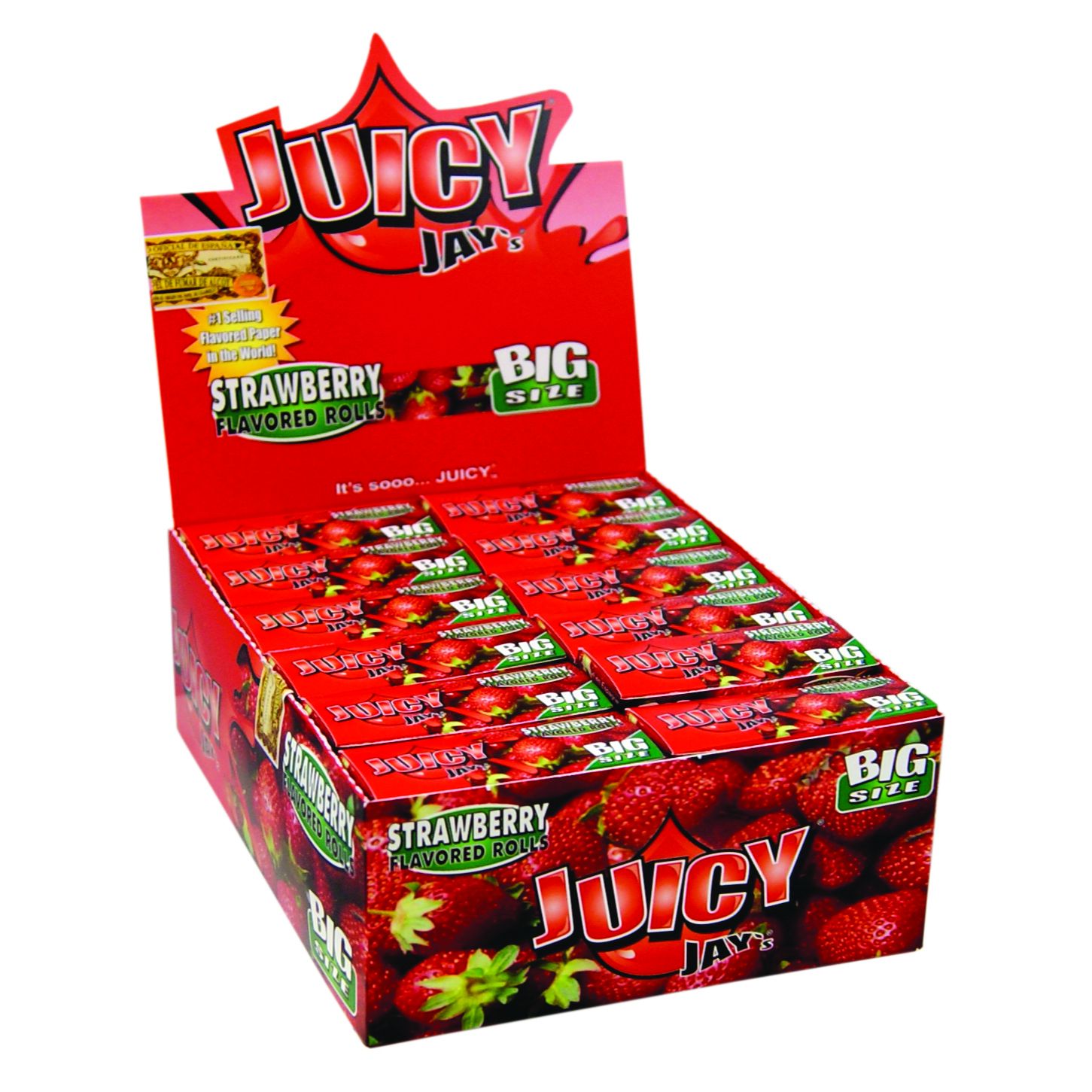 Juicy Jay's Erdbeer-Aroma Paper Rolls
