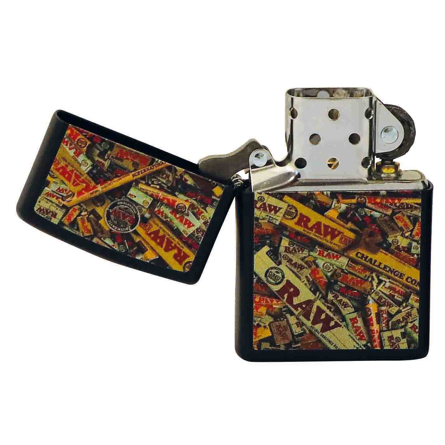 RAW ZIPPO FEUERZEUG FULL PRINT MIX