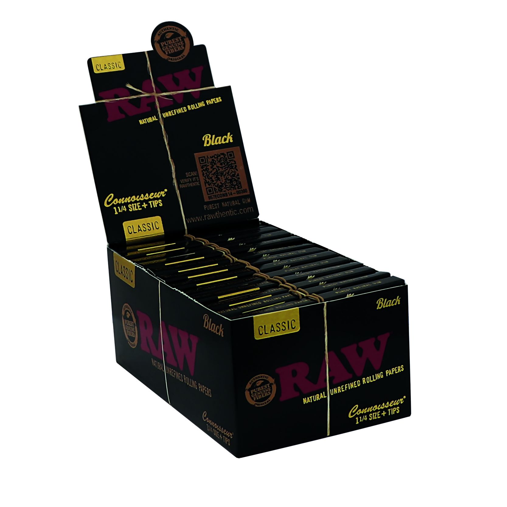 Sedas RAW Black Connoisseur 1 1/4 + Tips