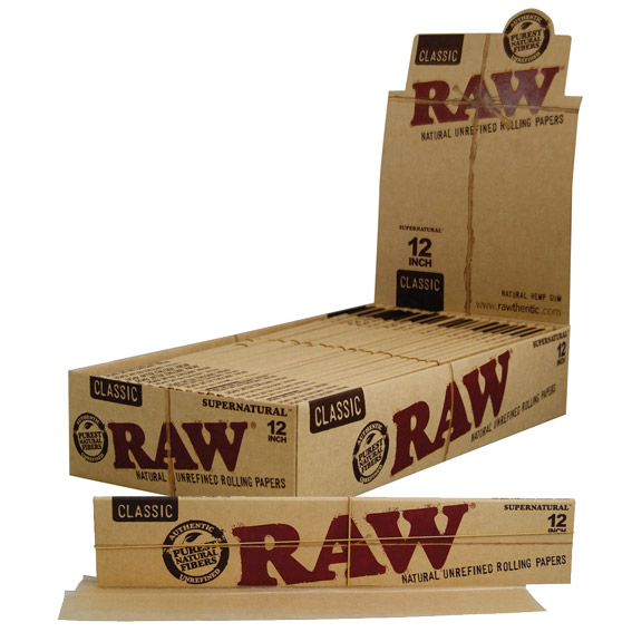 Seda RAW Huge 12 Polegadas - Expositor com 20